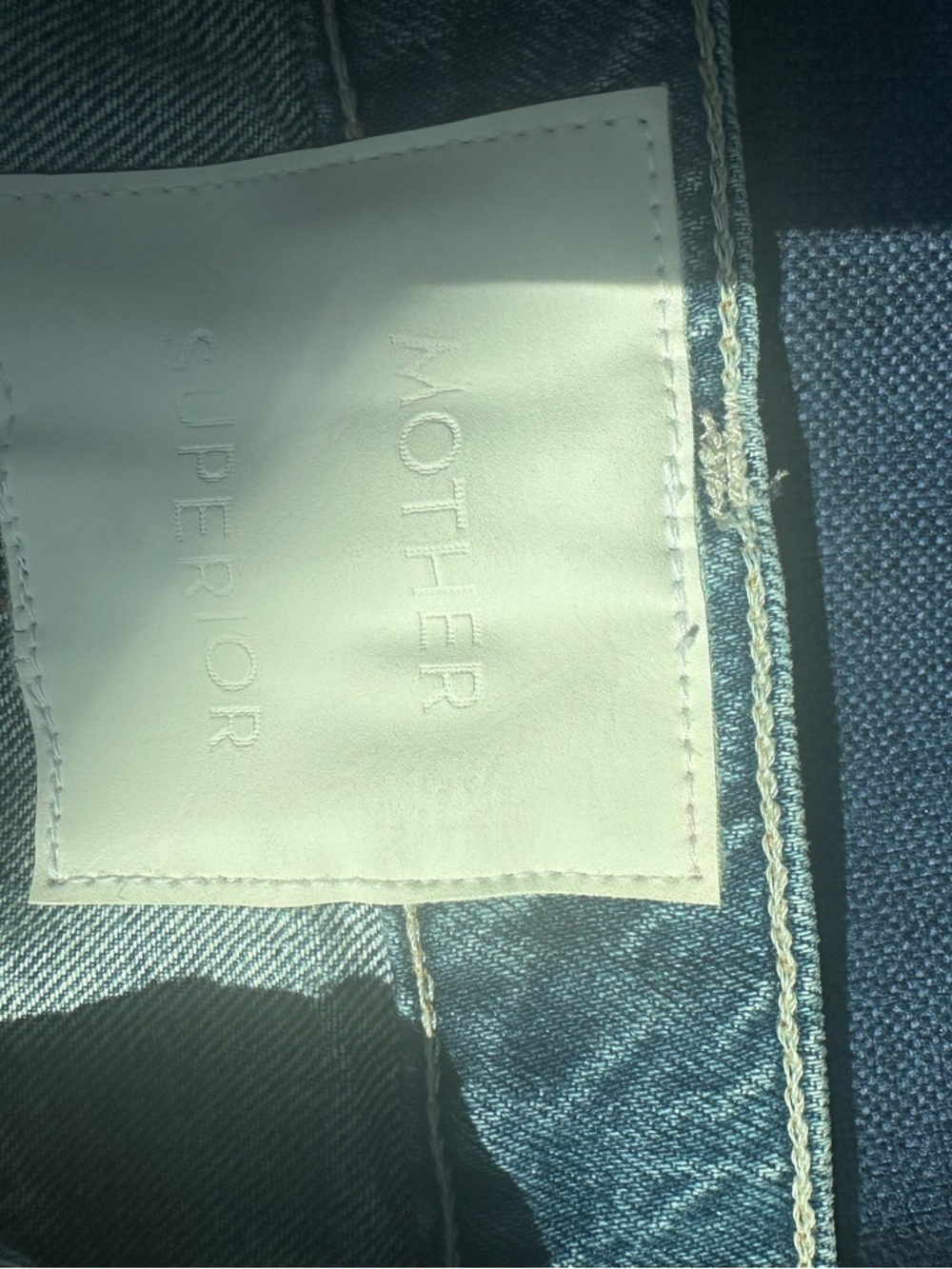 MOTHER Light Blue Relaxed womens Jeans - Picture 7 of 9